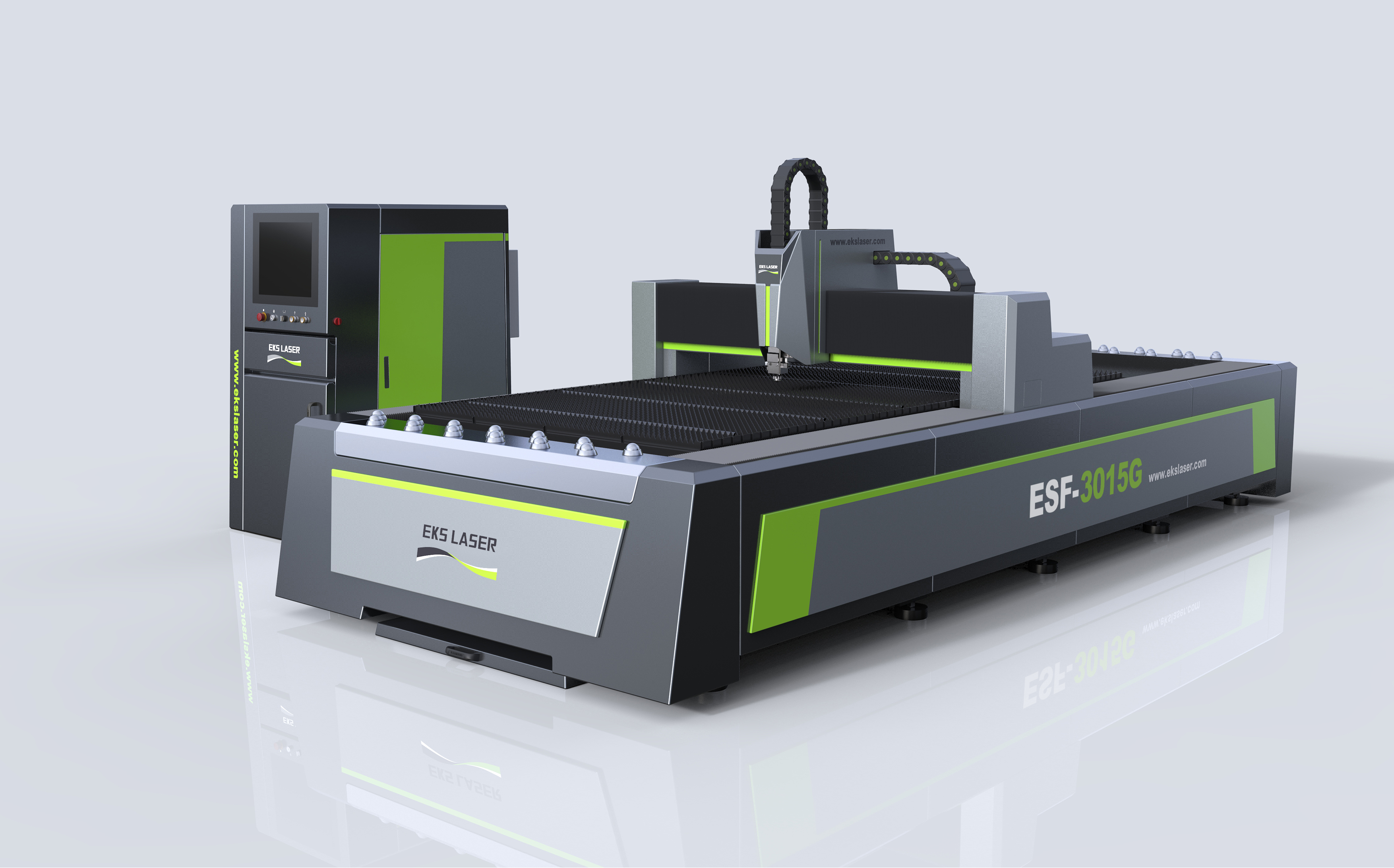 High-power aluminum alloy processing fiber laser cutting machine