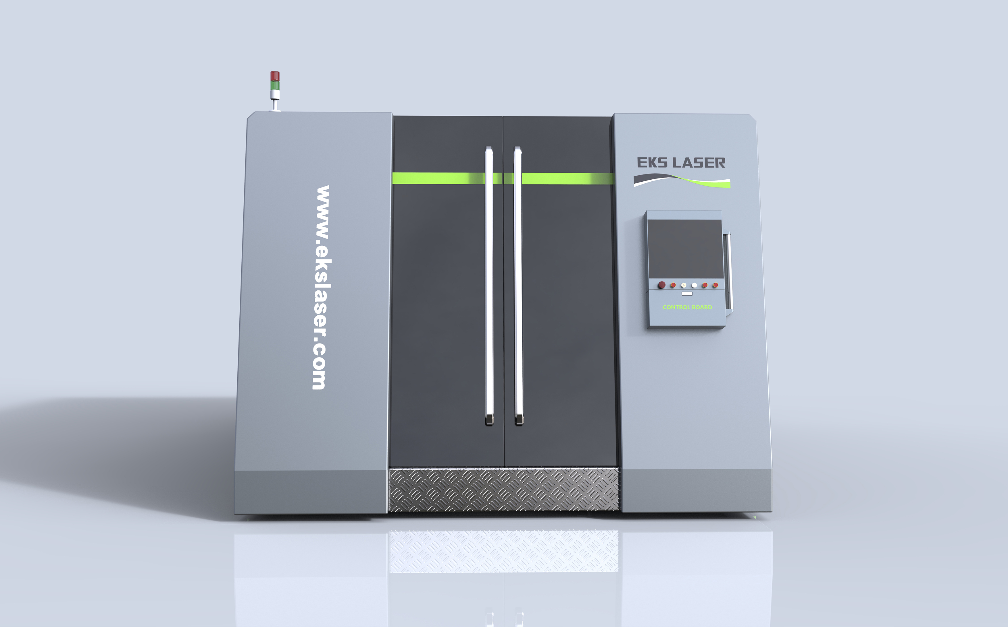 High-efficiency enveloping dual-platform fiber laser cutting machine